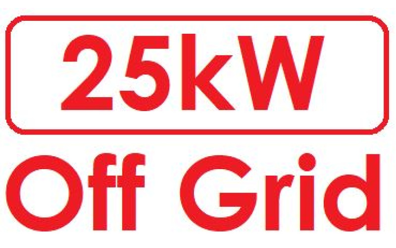 25kW Off Grid
